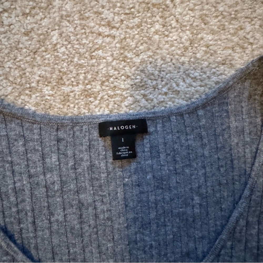 Halogen Ribbed Knit Sweater - Picture 2 of 3